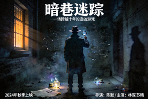 悬疑推理剧集海报 - 神秘侦探场景
